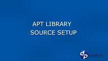 Apt Library Source Setup