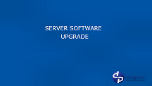 nfinityX™ Server Software Upgrade