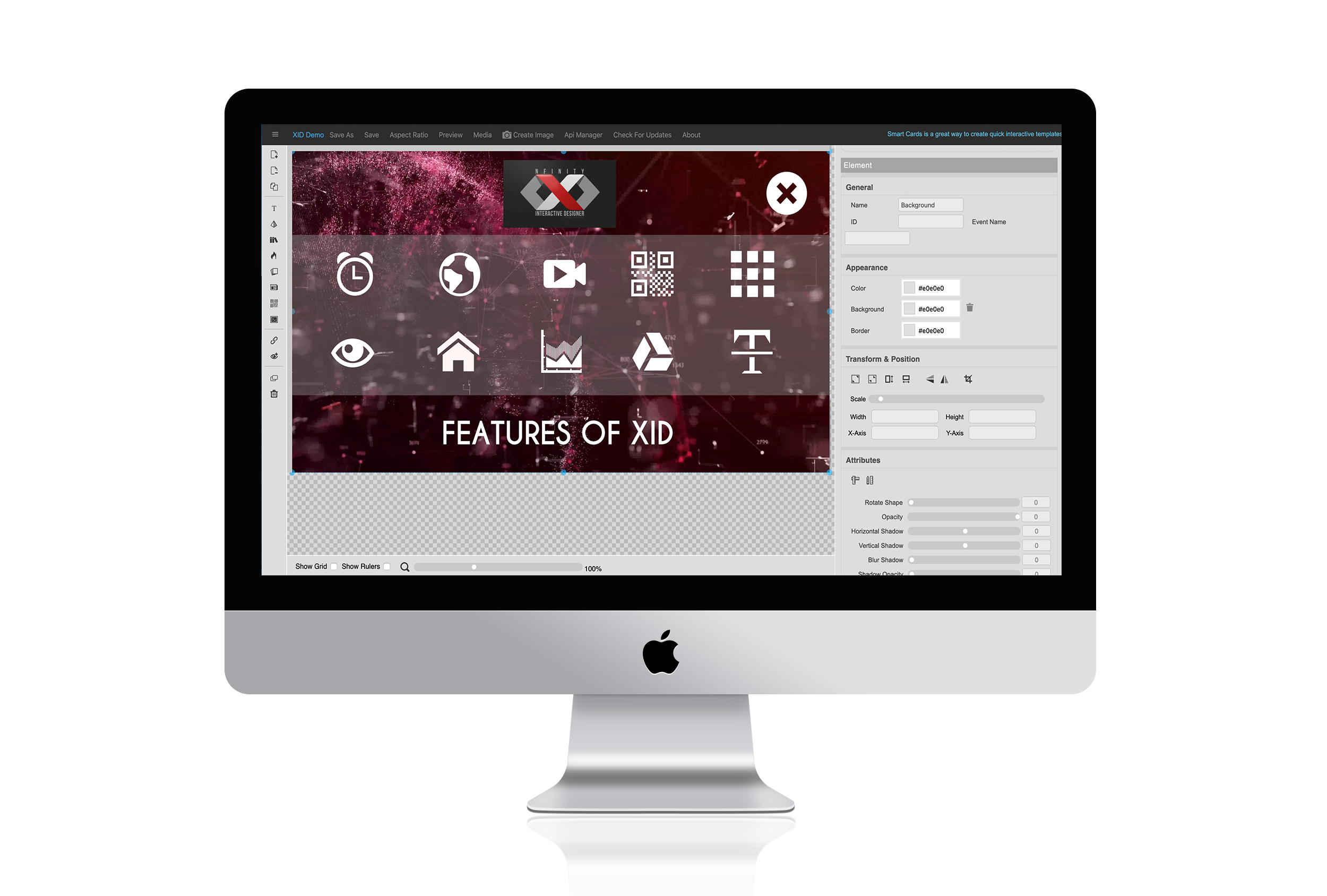 nfinityX Interactive Designer Datapost Interface 7