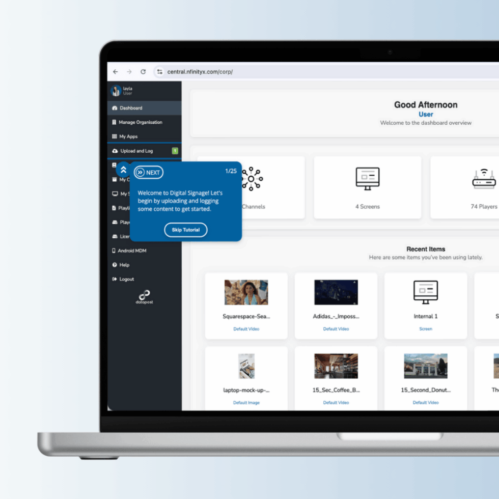 Full-suite Digital Signage Platform | Solution By Datapost