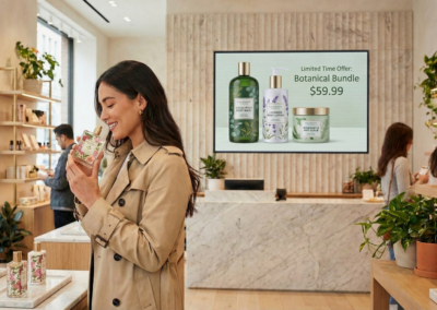 Enterprise Digital Signage For Beauty Retailer