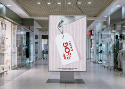 Enterprise Digital Signage Advertisement for Retailer in Mall